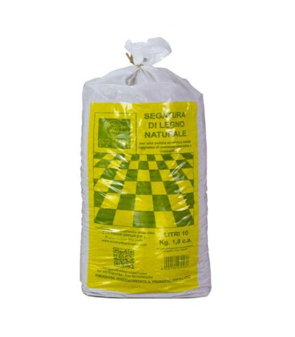 segatura di legno naturale - 10 litri - derivati del legno - eco trade group