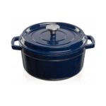 Casseruola in ghisa 3,5 Lt. Blu Grand Feu
