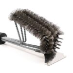 Spazzola per griglie con raschietto - immagine 2